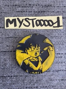 POG CAPS Dragon Ball Z Goten Jaune Matte Toei Animation Bird Studio 1989 OCCASIO - Picture 1 of 3