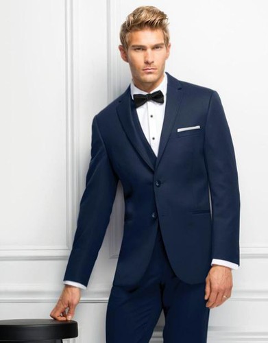 NUOVO MICHAEL KORS uomo blu marino 100% lana blazer cappotto giacca 58L 46L $595