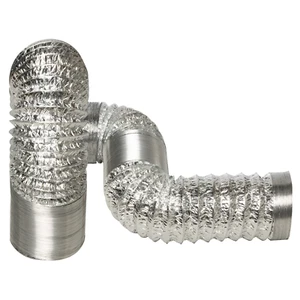 Manguera flexible de aluminio de 10 m manguera de ventilación 100 mm - ALD100_10 - Imagen 1 de 7