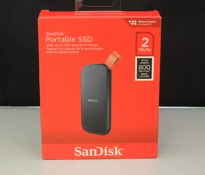 Sandisk 2TB Portable SSD USB 3.2 External SSD-SDSSDE30-2T00-026(21140-Ele) - Picture 1 of 5