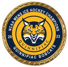 Tribute Coin Quinnipiac Bobcats 2023 NCAA Mens Ice Hockey Champions Double Sided