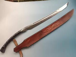 Espada de una pieza de arcilla templada plegada de acero forjada a mano espada de caza Dao - Imagen 1 de 12