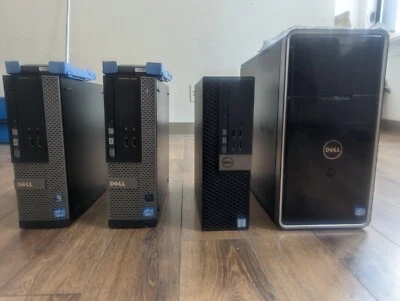 (1) Bundle of 3 Dell OptiPlex SFF (2) model 3010-(1) model 3040(1)Inspiron 660 + - Image 1 of 4