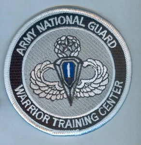 ARMY NATIONAL GUARD WARRIOR TRAINING CENTER INSIGNIA - FULL COLOR / MINT! - Picture 1 of 1