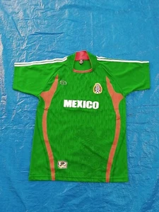 Vintage Torres Sport Mexico Futbol Jersey Green Embroidered L Soccer - Picture 1 of 6