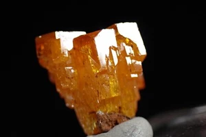 MIMETITE * CRISTALLO AMBRA-ARANCIO * BELLO!!! Miniera di pingtouling, Guangdong, CINA - Foto 1 di 24