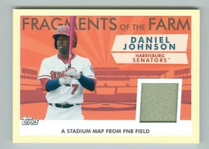 2019 Topps Pro Debut Fragments Of The Farm Relic FOF-HAS Daniel Johnson - Picture 1 of 1