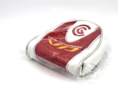 NEW Cleveland VP Visual Performance Red/White Mallet Putter Headcover - Image 1 of 4