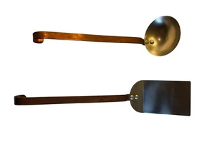 Collectible Copper Handled Spatula & Ladle Serving Utensils  - Picture 1 of 6