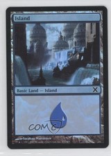 2007 Magic: The Gathering - Core Set: 10th Edition Foil Island #371 n0n