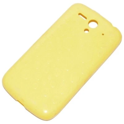Huawei Hard Cover Custodia Originale Color Shell Ascend G300 Glossy Touch Giallo - Immagine 1 di 3