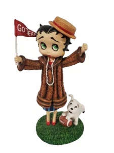 Danbury Mint Betty Boop Figurine/Statue " Go Team Go" 1999 Retired - Picture 1 of 12