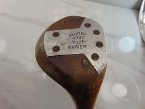 Vintage RELATED 4300 MODEL DRIVER Golf RH VINTAGE ANTIQUE MAN CAVE RARE - Picture 1 of 5
