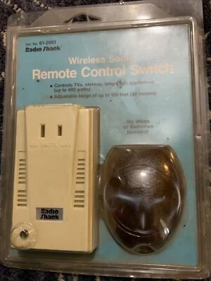 Radio Shack Wireless Sonic Remote Control Switch, New - Image 1 of 3