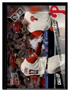 2017 Topps Now #519 Rhys Hoskins Call-Up Card (B) - Picture 1 of 2