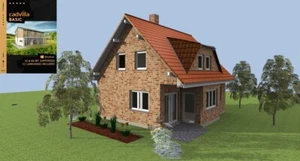 -Aktion-Haus "Epe" als 3D CAD Haus für Cadvilla ab Version 12 - Bild 1 von 11