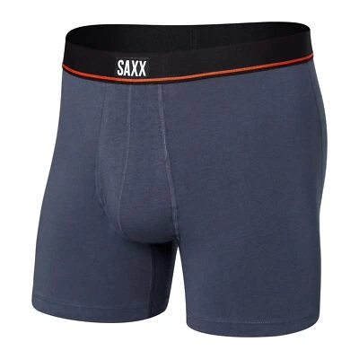 Calzoncillo boxer SAXX 290816 de algodón elástico sin parar azul marino profundo talla pequeña para hombre Foto 1 de 4