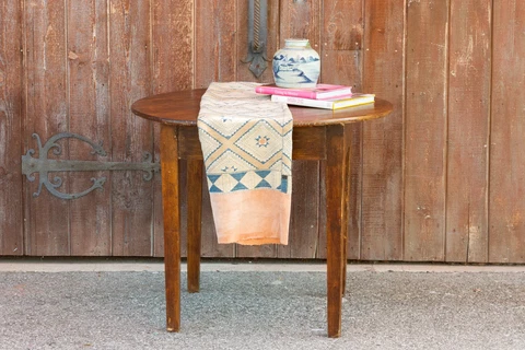 19th Century English Elm Table Cover