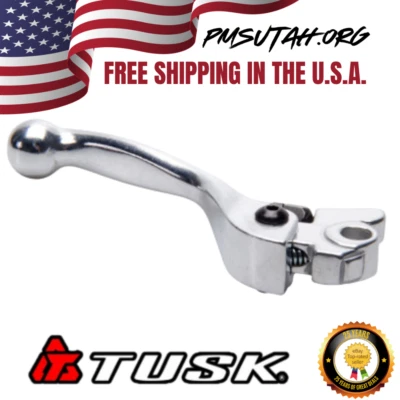 Tusk Brake Lever 2004 2005 2006 2007 2008 Suzuki RM250 RM 250 Polished Silver - Image 1 of 3