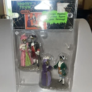 Juego de 2 figuras Lemax Spooky Town Masquerade Ball retiradas nuevas en paquete - Imagen 1 de 7