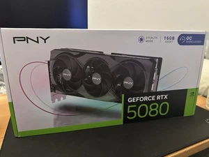PNY NVIDIA GeForce RTX 5080 - Brand New and sealed - Afbeelding 1 van 1