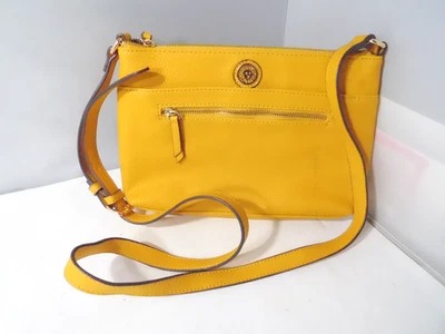 Bolso de mano Anne Klein de segunda mano bandolera diseño de guijarros amarillos Foto 1 de 4