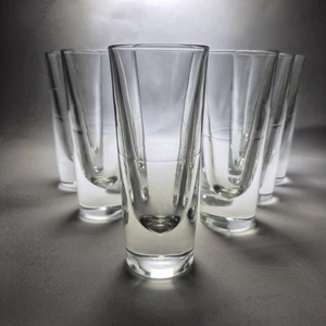6 Murano Carlo Moretti Highball Glasses ITALIAN BRUNCH 5⅞" 100ml 80s 14.5cm - Picture 1 of 6