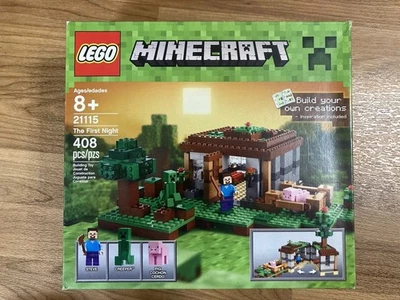 LEGO Minecraft: Первая ночь (21115) нераспечатанный полный набор - Изображение 1 из 4