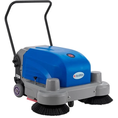 Global Industrial Auto Walk-Behind Sweeper Battery Powered 36" Cleaning Path - Image 1 of 4