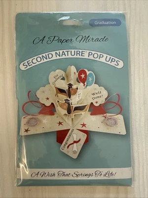 Graduation Pop Up Greeting Card Second Nature Pop Ups 3D Congrats - Image 1 of 3