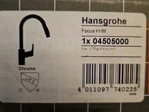 Hansgrohe 04505000 Focus 1,75 GPM herunterziehbare Küchenarmatur HighArc - chrom - Bild 1 von 1