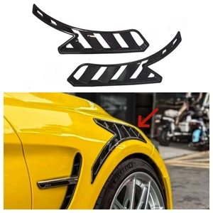 Para BMW M3 M4 F80 F82 F83 Fibra de Carbono Coche Salida Lateral Rejilla Ventilación Aire Borde - Imagen 1 de 9