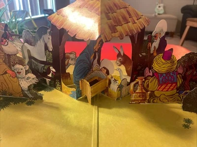 A Christmas Gift V/A LP Ronco W/ POP UP MANGER DECORATION Holiday GF VG+!!!! - Image 1 of 4