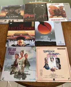 Laser Disc Lot 7 Movies Lawrence Of Arabia War And Peace Unforgiven Empire Sun + - Bild 1 von 15