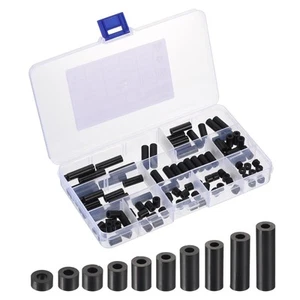 M3 Nylon Spacer Set 100Pcs Non-Threaded ABS Round Spacer Standoff Assortment ... - Picture 1 of 6