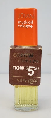 ACEITE DE ALMIZCLE JOVAN Colonia Para Hombres Spray 2 FL OZ JF-997 Nuevo Antiguo Stock Foto 1 de 4