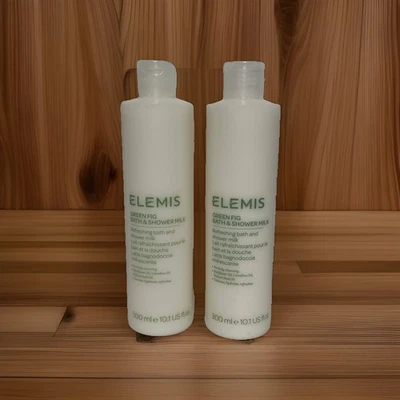 Elemis Green Higo Baño y Ducha Leche Limpieza Corporal 10.1 fl oz Juego de 2 Foto 1 de 4