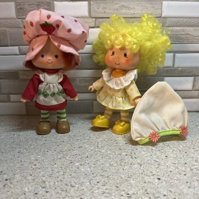 Lot of 2 Vintage 1979 Strawberry Shortcake Doll & Lemon Meringue Doll - Image 1 of 4