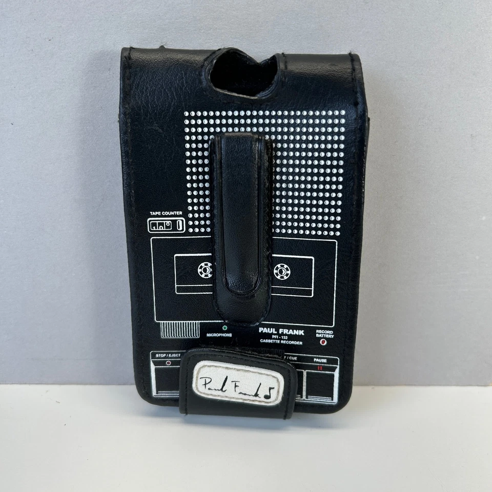 Capa de couro vintage Y2K Paul Frank iPod fita cassete vídeo colorido FAST SH - Imagem 1 de 4