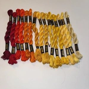 Lot: 20 Needlepoint Thread Hand Embroidery DMC Perle Cotton #3 Petunias - Picture 1 of 7