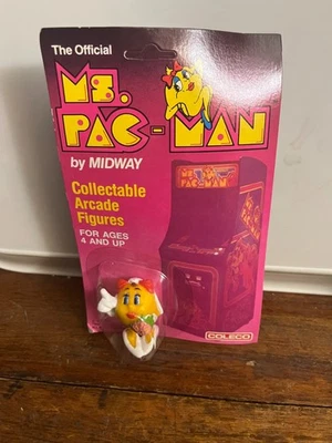 Figura PVC Arcade Coleccionable Midway Coleco Ms. Pac-Man 1981 NUEVO SELLADO Foto 1 de 2