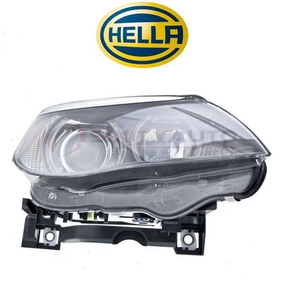 HELLA Front Right Headlight Assembly for 2005-2007 BMW 530i - Electrical bk Foto 1 de 4