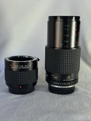 Tokina AT-X Macro 90mm f/2.5 f 2.5 Lens “Bokina”  w/ Macro Extender, K Mount - Image 1 of 4
