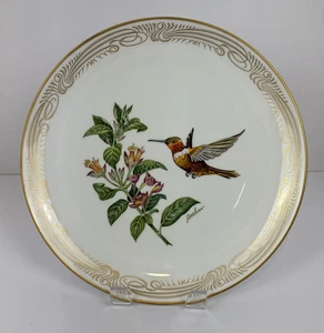 Plato coleccionable colibrí portador de llama rufo Edward Marshal Boehm - en caja - Imagen 1 de 9