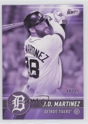 2017 Topps Bunt Purple /25 JD Martinez #135 - Image 1 of 2