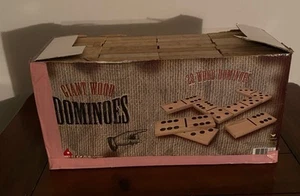 Riesiges Holz Dominosteine Set in Box - Bild 1 von 6