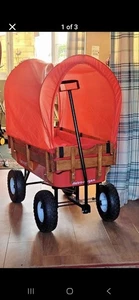 Retro Wagon Pull Along Child's Cart - Picture 1 of 3