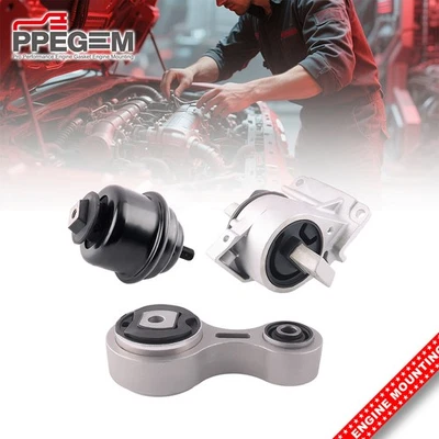Engine Motor&Transmission Mount for 2006-2009 Ford Fusion Mercury Milan 3PCS Foto 1 de 4