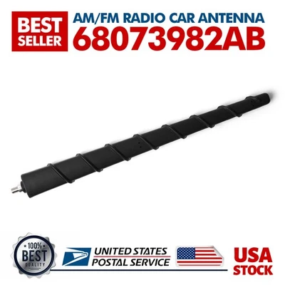 Ajuste para FIAT 500 2012-2017, mástil de antena de radio negro OEM repuesto 68073982AB Foto 1 de 4