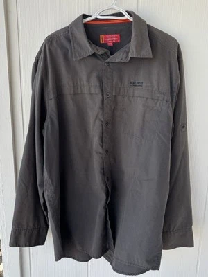 Bear Grylls Craghoppers Mens Long Sleeve Collared Green Button Up Shirt XL Foto 1 de 4